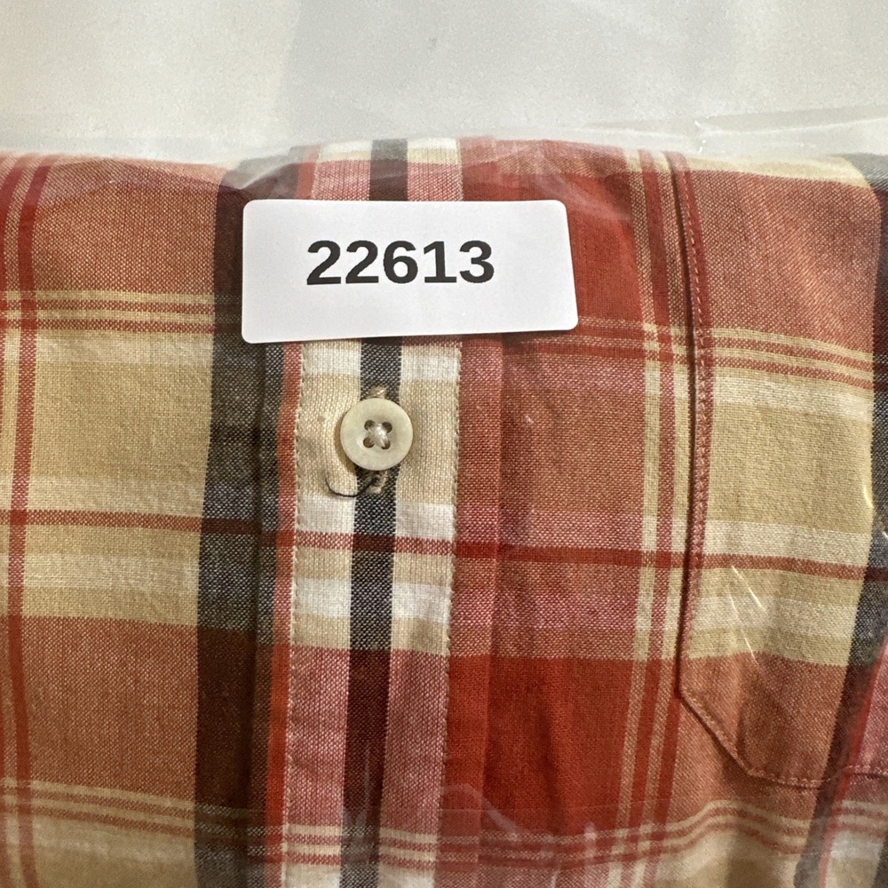 Pendleton Seaside Short Sleeve Shirt Mens Large Plaid Multicolor M Button Down - Picture 7 of 7